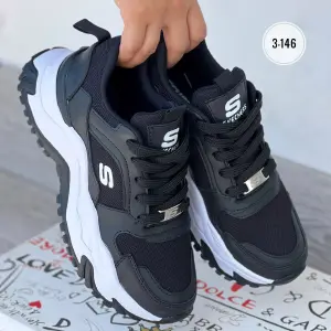 Tenis skechers Gris Tmon