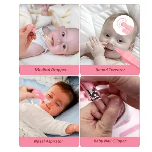 Kit de Cuidado y Aseo para Bebé: ¡Todo en un solo estuche! - Kit de Cuidado y Aseo para Bebe estuche