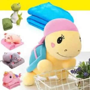 Peluche almohada con cobija térmica