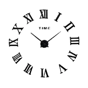 RELOJ MINI 50X50CM COLOR NEGRO