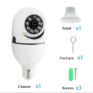Camara Bombillo Wifi 360
