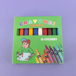 Crayones colorín corto