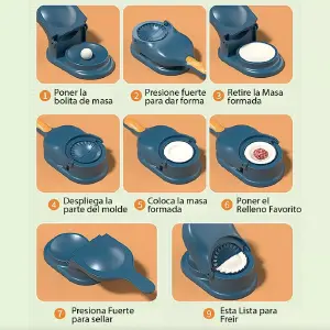 Molde 2en1 Para Mini Empanadas