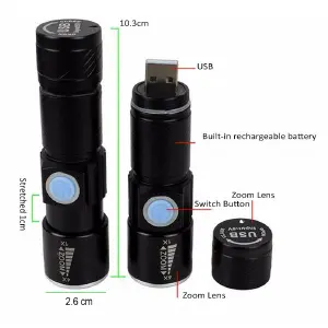 Linterna LED Táctica Militar 305