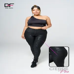 Ref. 5013 LEGGINS TEXTURIZADO TALLA PLUS