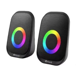 Parlante Pc Multimedia Luces Rgb Kisonli