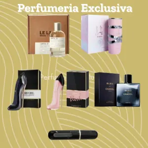 Kit 5 perfumes + perfumero