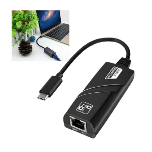 Adaptador Convertidor TipoC  Ethernet 45