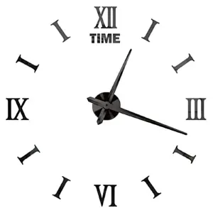 Reloj Pared Acrílico Números Romanos Dec