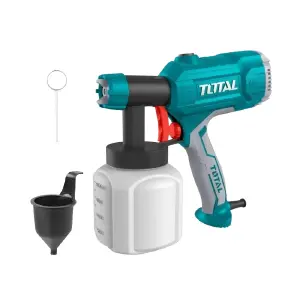 PISTOLA PARA PINTAR TOTAL 450W: ¡Transforma tus proyectos con facilidad! - PISTOLA PARA PINTAR TOTAL 450W
