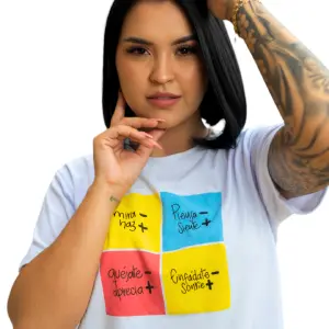 Camiseta dama oversize FRASES