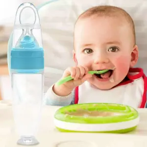 Cuchara de silicona para bebés