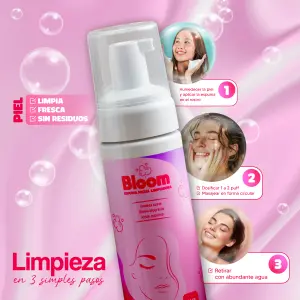 Bloom : espuma de limpieza facial