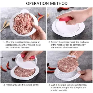 MOLDE PARA HAMBURGUESA