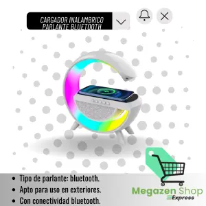 CARGADOR INALAMBRICO PARLANTE BLUETOOTH