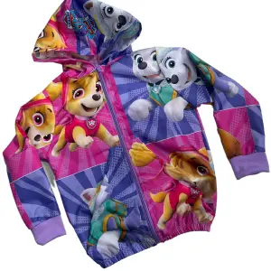 Chaqueta rompevientos niña paw patrol