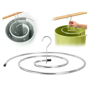 Colgador de toallas y sábanas en espiral