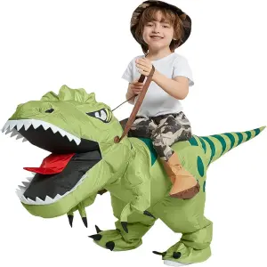 Disfraz inflable de dinosaurio