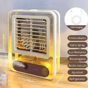 Ventilador de mesa Genérica Portátil tur