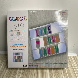 Tablero LED letras