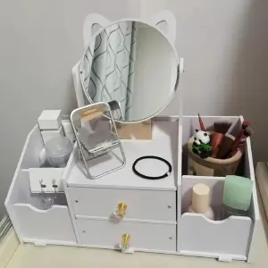 Mini Tocador: El Almacenamiento Perfecto para tu Maquillaje - Mini Tocador, Almacenaje de Maquillaje