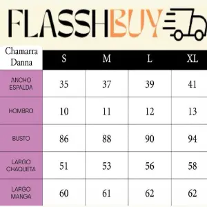 Chaqueta cuero sintético para dama