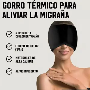 Gorro Mascara De Gel Frío Control Migrañ