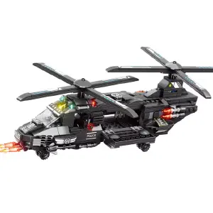 Bloques Construcción De Helicóptero Tipo