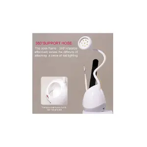 Lampara Uñas Sistema Press On Recargable