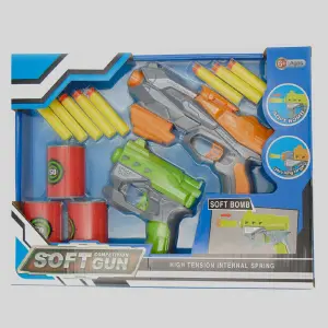 Pistola Lanza Dardos Nerf Niños Juguete