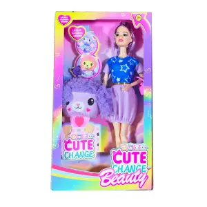 Muñeca Vestido Disfraz Mascara Juguete