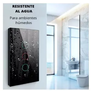 Interruptor Inteligente Negro 1 Bot