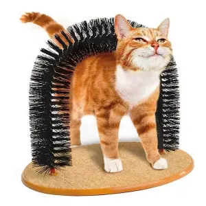Rascador Para Gato Masajeador Cepillo Ga