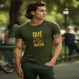 Camisa Estampada Que hay pa hacer Frases