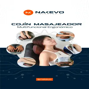 Cojin Masajeador infrarrojo ergonómico