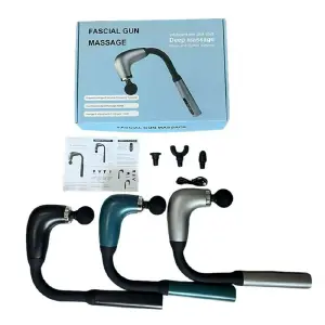 Pistola curva para masajes de espalda