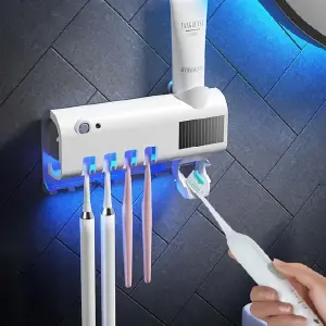 SOPORTE DISPENSADOR CEPILLOS PARED