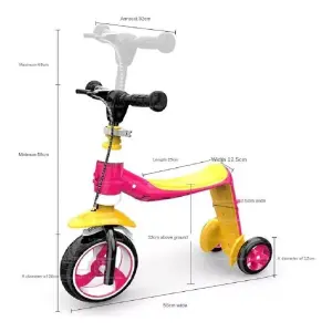 Patineta Scooter 2 en 1 bicicleta Patine