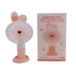 Mini Ventilador Recargable Con Base