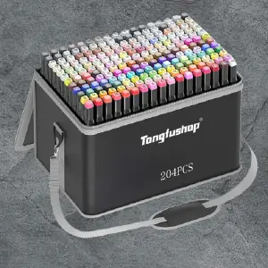 Kit de marcadores x 208 artistico