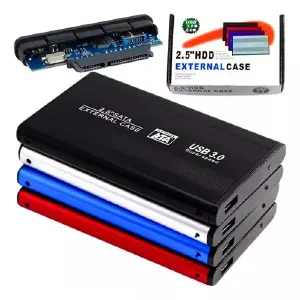 Caja Externa para Disco Duro SATA 2.5" con USB - Caja Externa Case Sata Disco Duro 2.5USB