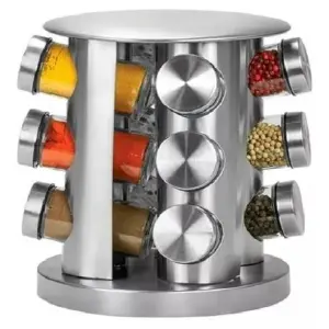 Soporte giratorio para condimentos, 12 p
