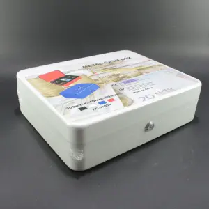 Caja menor metálica 300mmx240mmx90mm