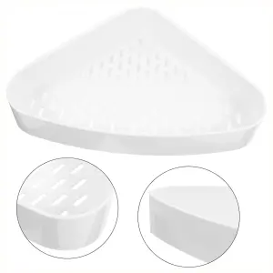 Estante Repisa Esquinera Baño Ducha Bl