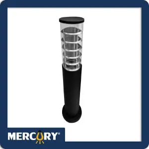 APLIQUE POSTE LED BASE-E27 NEGRO 60CM