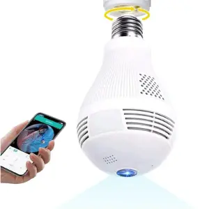 Cámara de seguridad lámpara LED