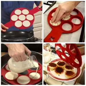 Molde Silicona Pancake-Arepa-Huevo pd46