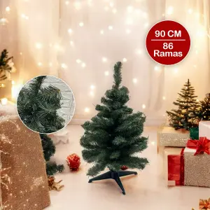 Arbol Navidad Baby 90cm 86 Ramas FEX36