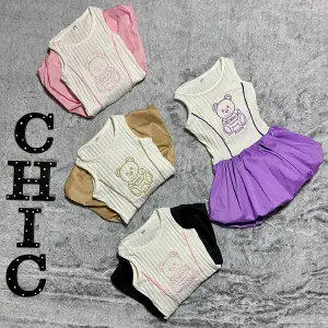 Vestido falda globo KD2