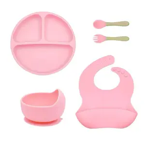 VAJILLA SILICONA BEBE 5 PIEZAS